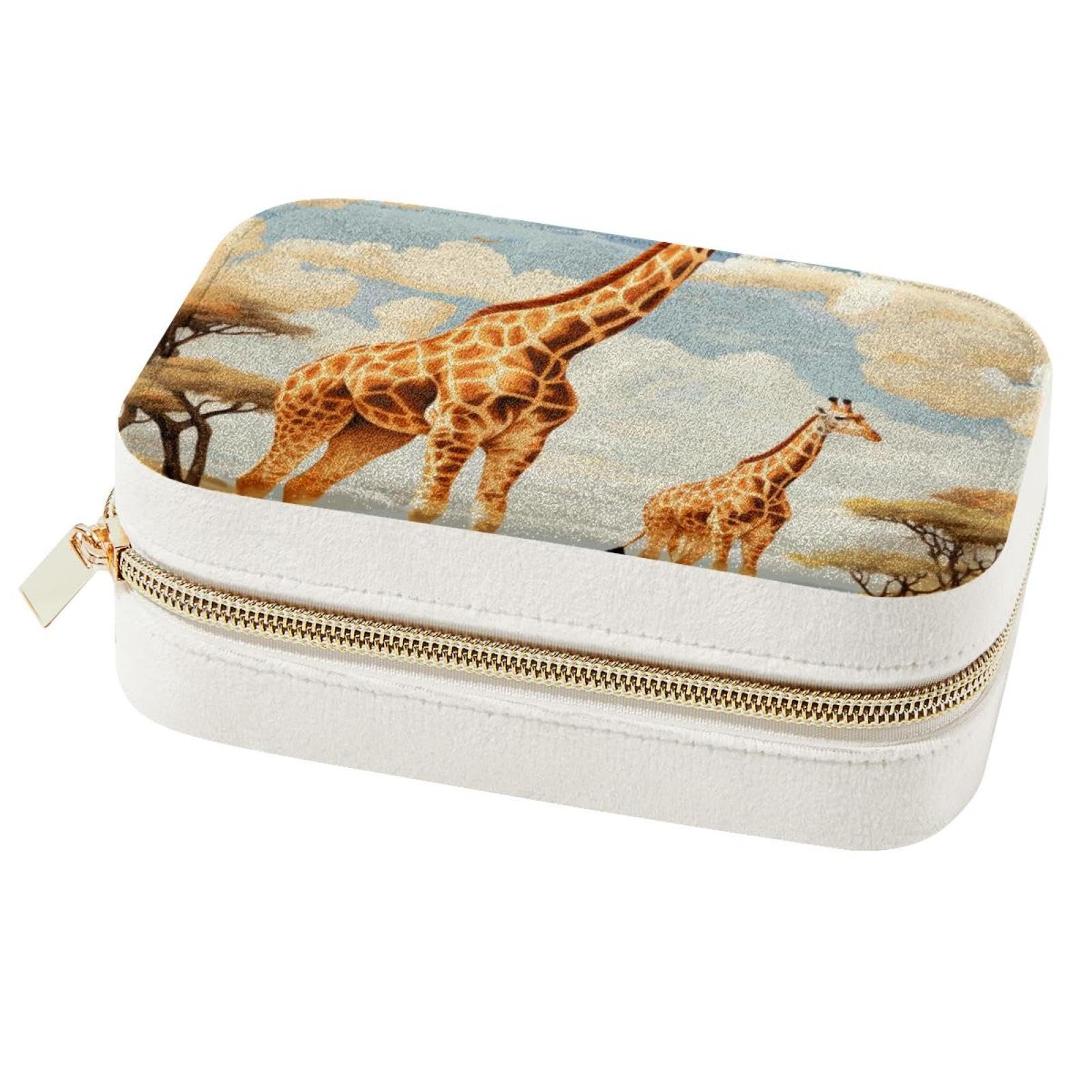 Présentoir de voyage bijoux girafe pour vos déplacements