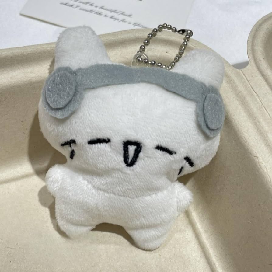 Amazon.co.jp: ヘッドフォン猫 ぬいぐるみ キーホルダー ビーズ