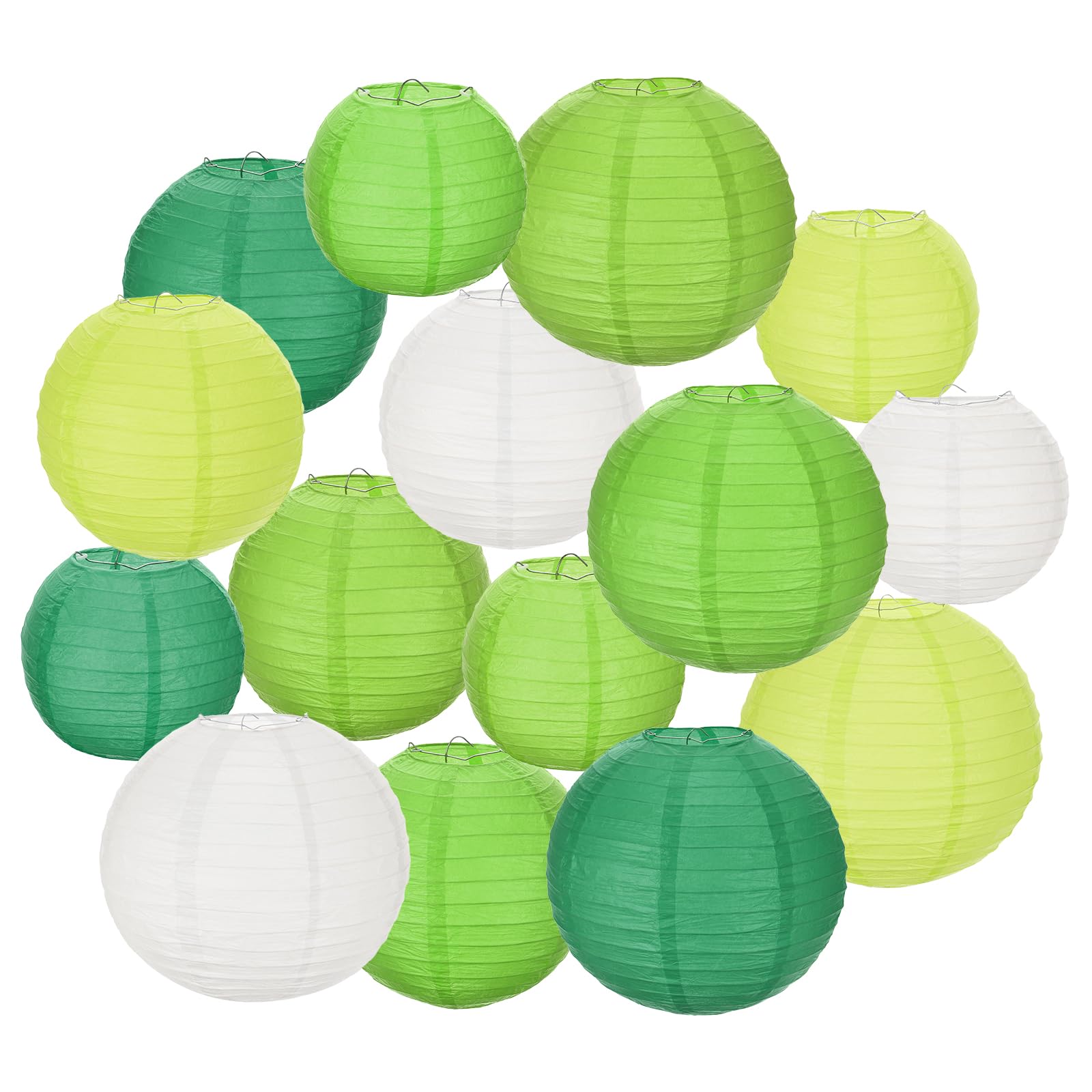 MECCANIXITY 15PCS Paper Lanterns Decorative, 4