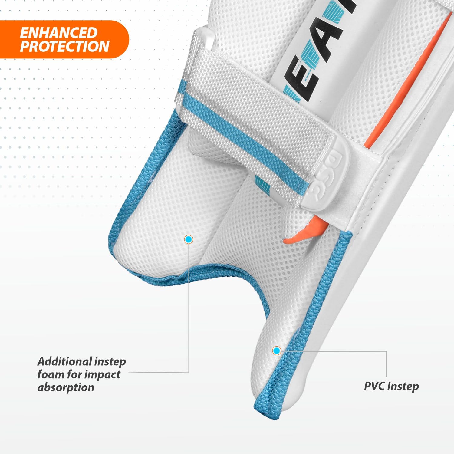 DSC Glider Cricket Batting Legguard for Mens, Size - Youth, Left Hand 3