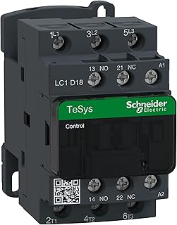 Schneider Electric TeSys D contactor - 3P(3 NO) - AC-3 - <= 440 V 18 A - 220 V AC coil, LC1D18M7