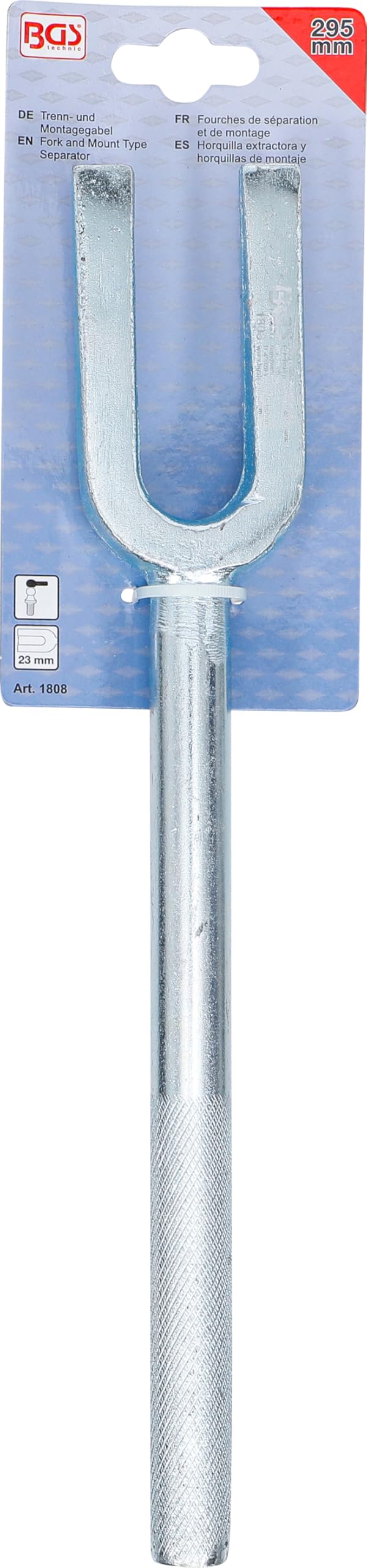 BGS 1808 | Forchetta di separazione e montaggio | 295 mm | forcella 23 mm