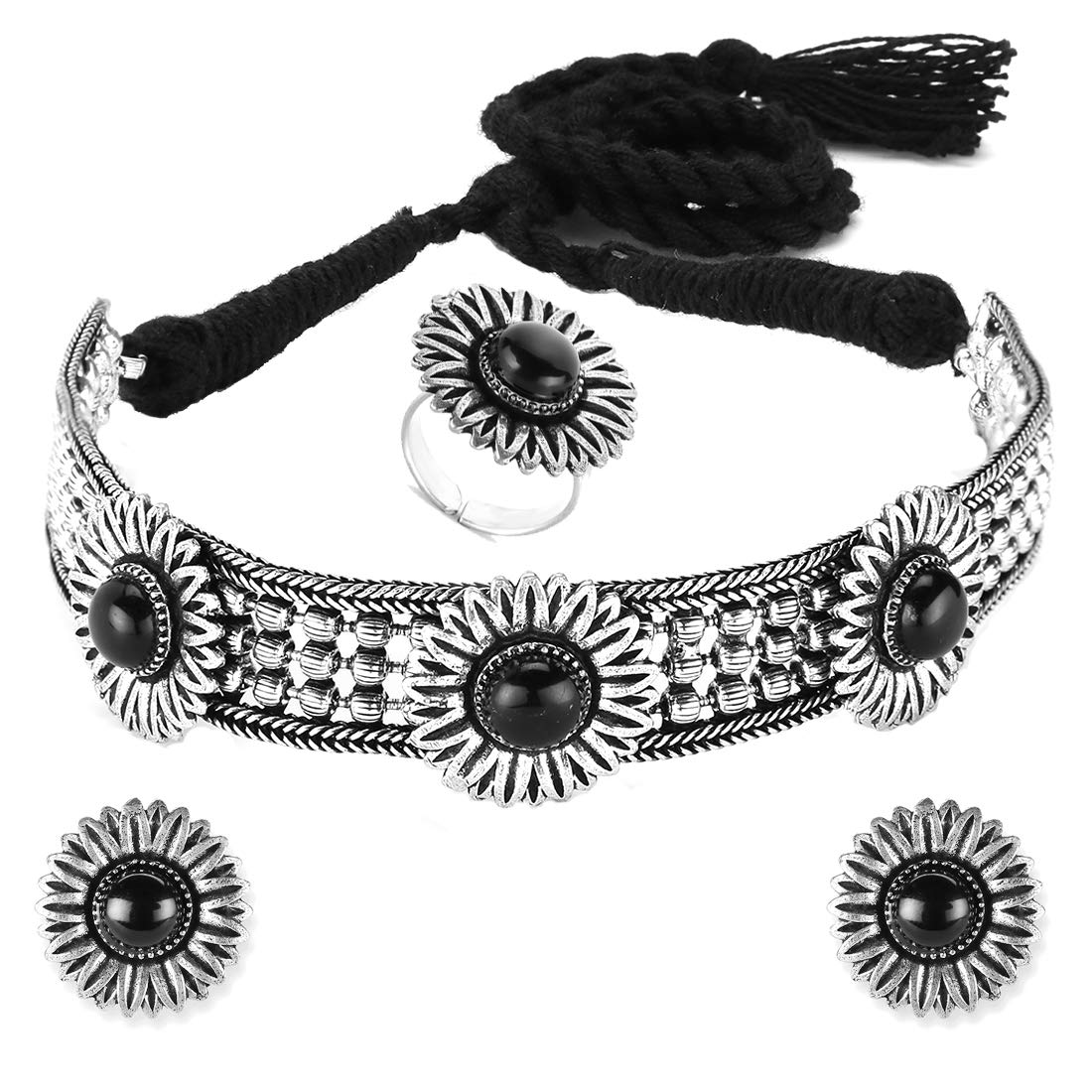 See full amazon price history chart for Yellow Chimes Jewellery Set for Women and Girls Traditional Silver Oxidised Jewellery Set Silver Choker Set | Floral Crafted Choker Necklace Set for Women | Birthday Gift For Girls and Women Anniversary Gift for Wife Yellow Chimes Jewellery Set for Women and Girls Traditional Silver Oxidised Jewellery Set Silver Choker Set | Floral Crafted Choker Necklace Set for Women | Birthday Gift For Girls and Women Anniversary Gift for Wife (B08M5JD6Q4) Amazon Price History, Amazon Price Tracker