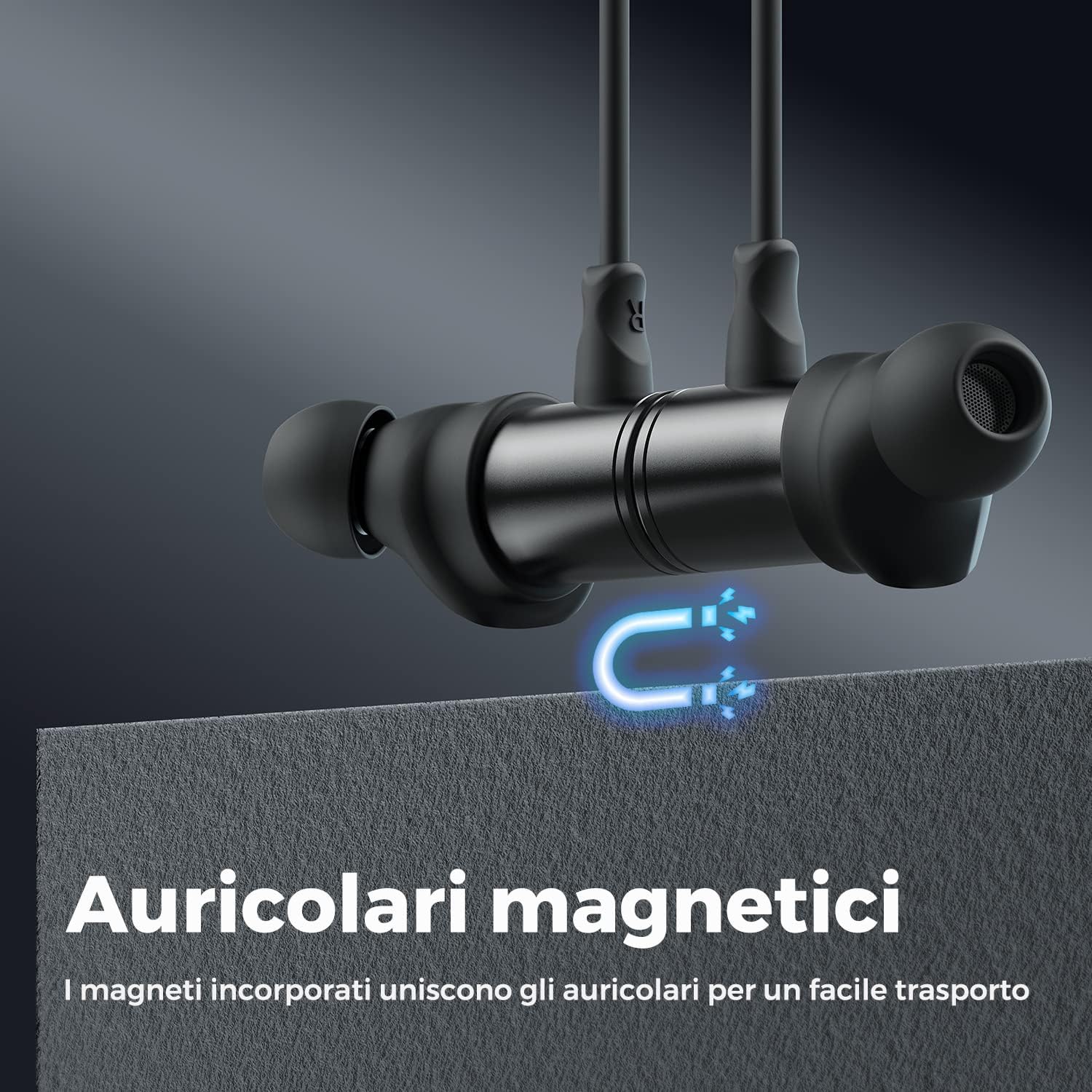 SoundPEATS Q30 HD Cuffie Bluetooth in-Ear Stereo Magnetici Auricolari Bluetooth QCC3040 IPX6 Resistenti al Sudore con Microfono per Sport, Bassi Immersivi Driver 10 mm AptX-HD Riproduzione 13 ore SoundPEATS Q30 HD Cuffie Bluetooth in-Ear Stereo Magnetici Auricolari Bluetooth QCC3040 IPX6 Resistenti al Sudore con Microfono per Sport, Bassi Immersivi Driver 10 mm AptX-HD Riproduzione 13 ore
