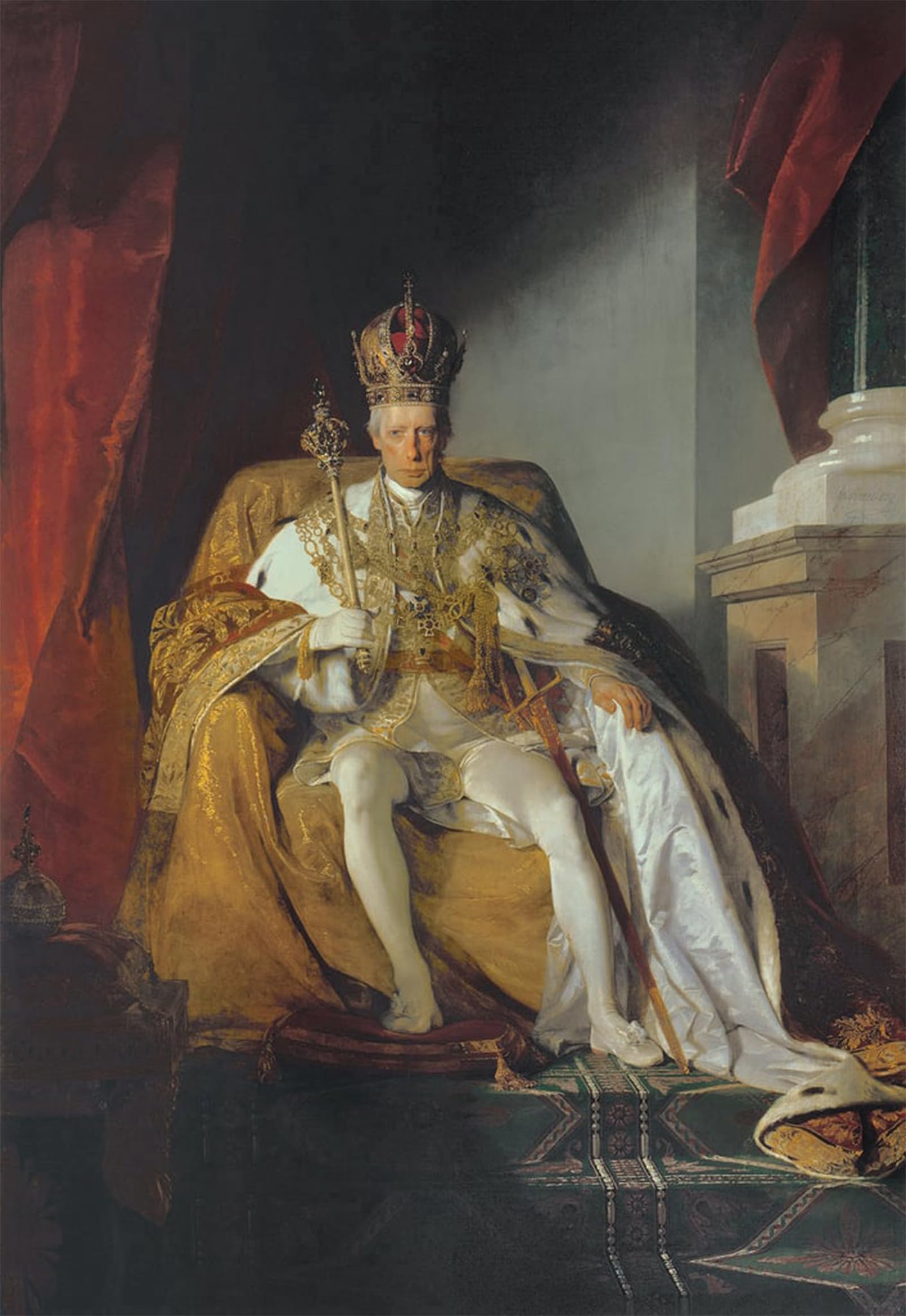 POSTERIIk Famous Animal Posters Vintage Picture Emperor Ii of Austria by Friedrich Von Amerling Modern Wall Decor for Home Decor 60x90cm