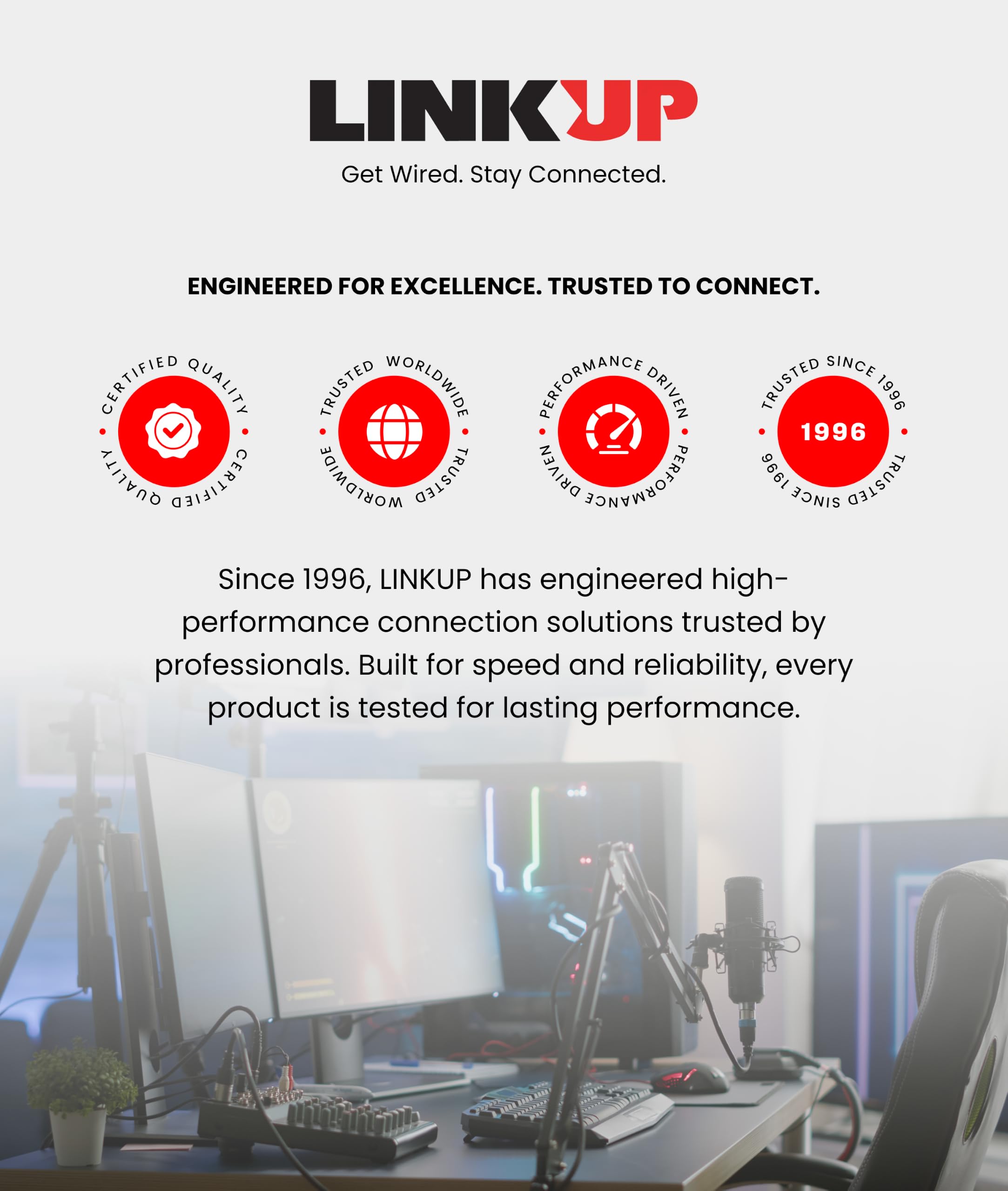 LINKUP Gen5+ PCIe Riser kabel do serwerów AI, 70 cm, czarny, zoptymalizowany pod kątem wielu GPU, bardzo niska strata, niestandardowa długość i opcje złącza, zaprojektowany dla 4-7 systemów GPU AI