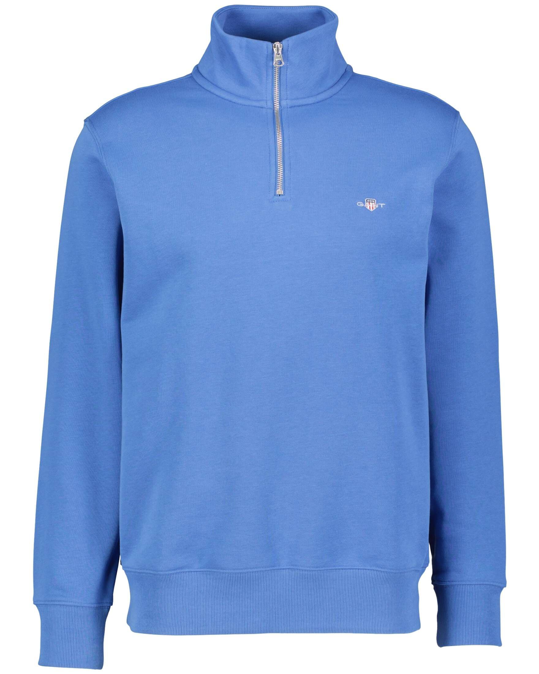 Gant Shield Half-Zip Sweatshirt Blue Extra Large