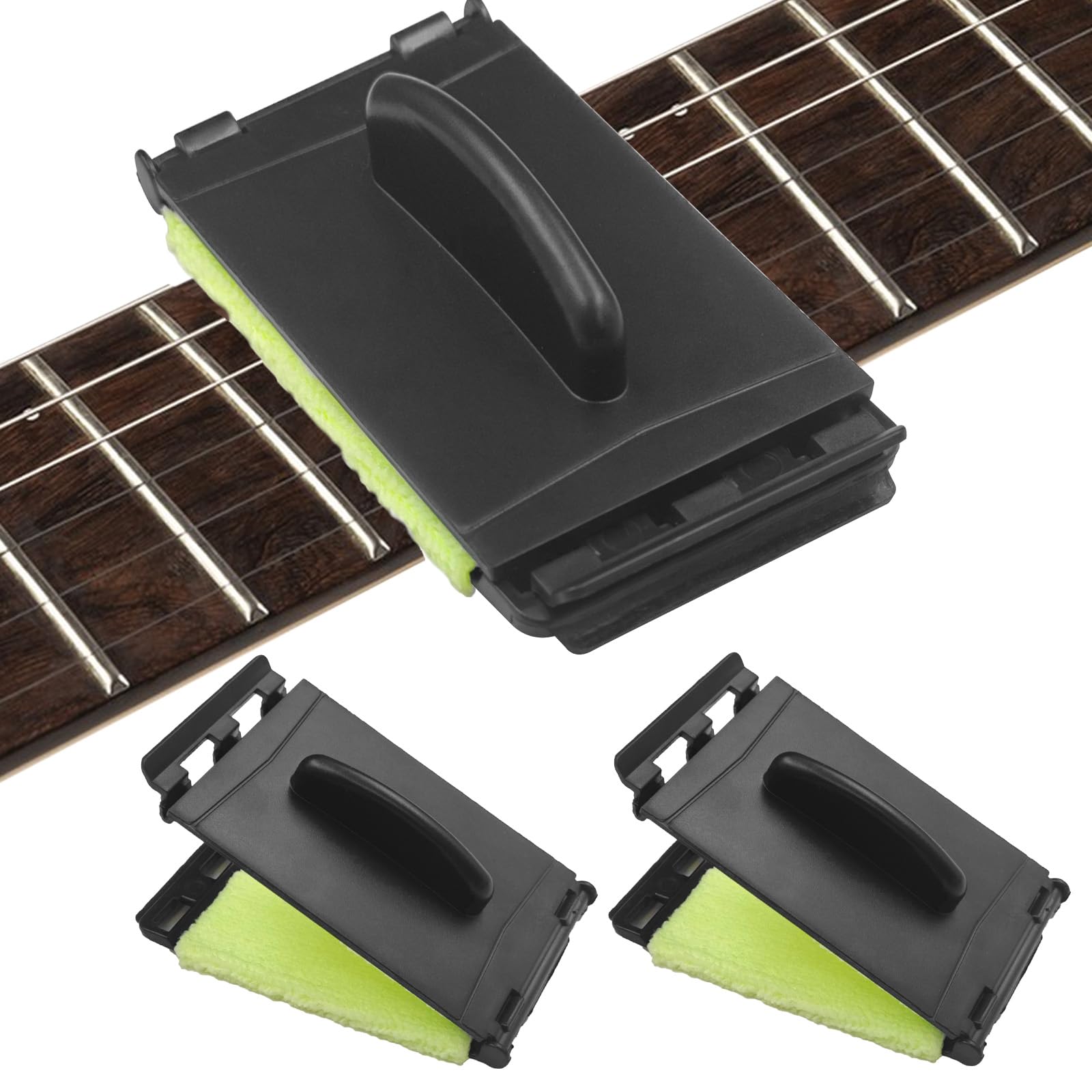 Starfa Lab 2 PCS Guitar String Cleaner,Electric Guitar Cleaning Maintenance Accessories,Fretboard Cloth for Electric Guitar, Violin, Bass, Ukulele, Musical Instrument Care