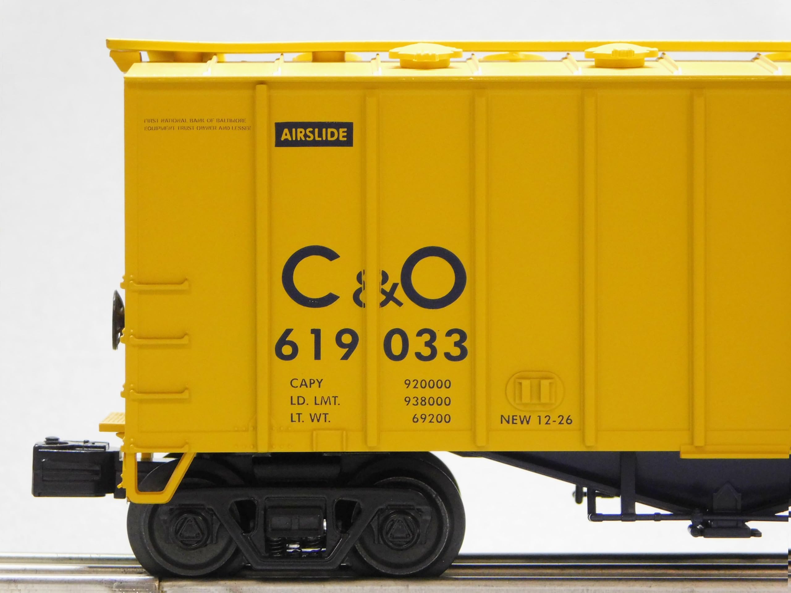 M.T.H. Electric Trains MTH RAILKING Union Pacific AIRSLIDE Hopper CAR O Gauge 30-75731