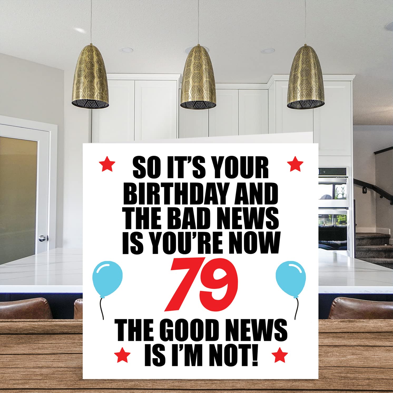 Cartes D'anniversaire Amusantes Pour 79e Anniversaire Pour Homme Et Femme – How Old You Look – Carte D'anniversaire Pour Papa, Maman, Grand-père, Grand- Mère, Oncle, Tante, 145 Mm X 145 Mm