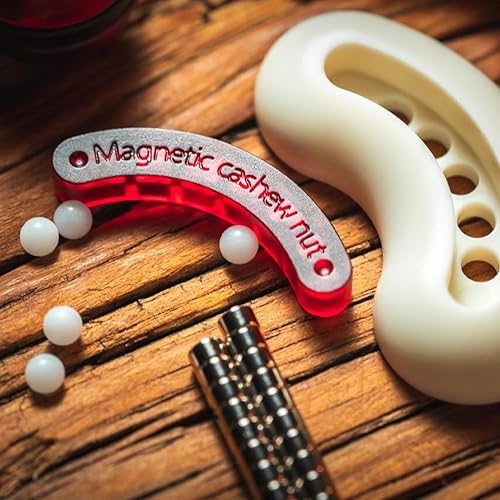 Miniatura 4 de Fidget Slider - Juguetes magnéticos de anacardo, tarjeta de empuje de arco, juguetes de mano EDC para aliviar el estrés, juguetes de mano para