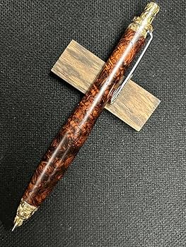 Amazon.co.jp: こぶた工房 ローズウッド瘤極上 彫金金具 木軸