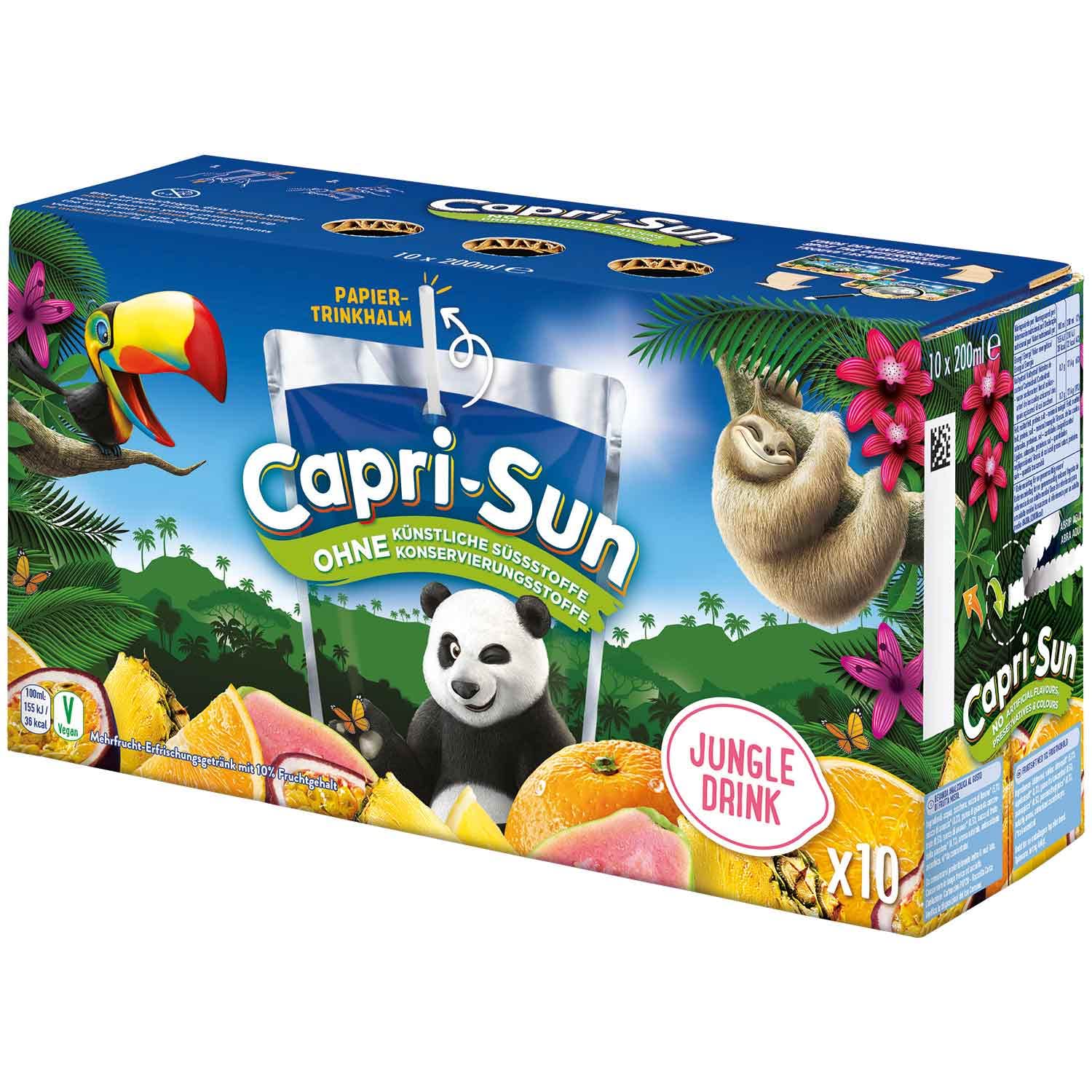 Capri-Sun Jungle - Bebida (4 x 10 x 0,2 L)