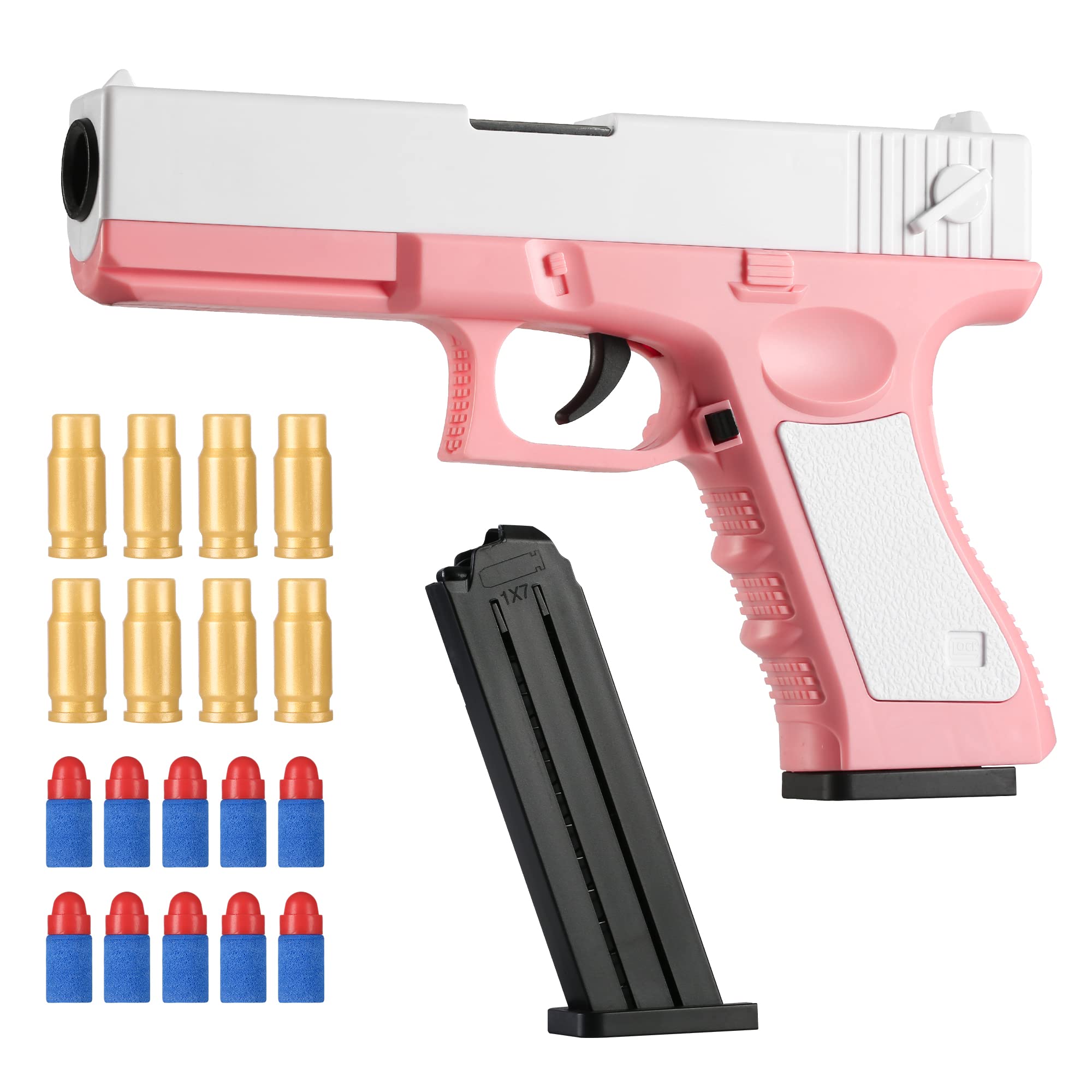 Buy QIANTO Shell Ejection Soft Bullet Toy Gun,Pistol Toys Foam Blaster