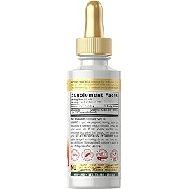Carlyle Liquid Vitamin D3 | 5000 IU (125 mcg) | 2 oz | Vegetarian, Non-GMO, and Gluten Free Supplement | Vitamin D Liquid Drops for Adults