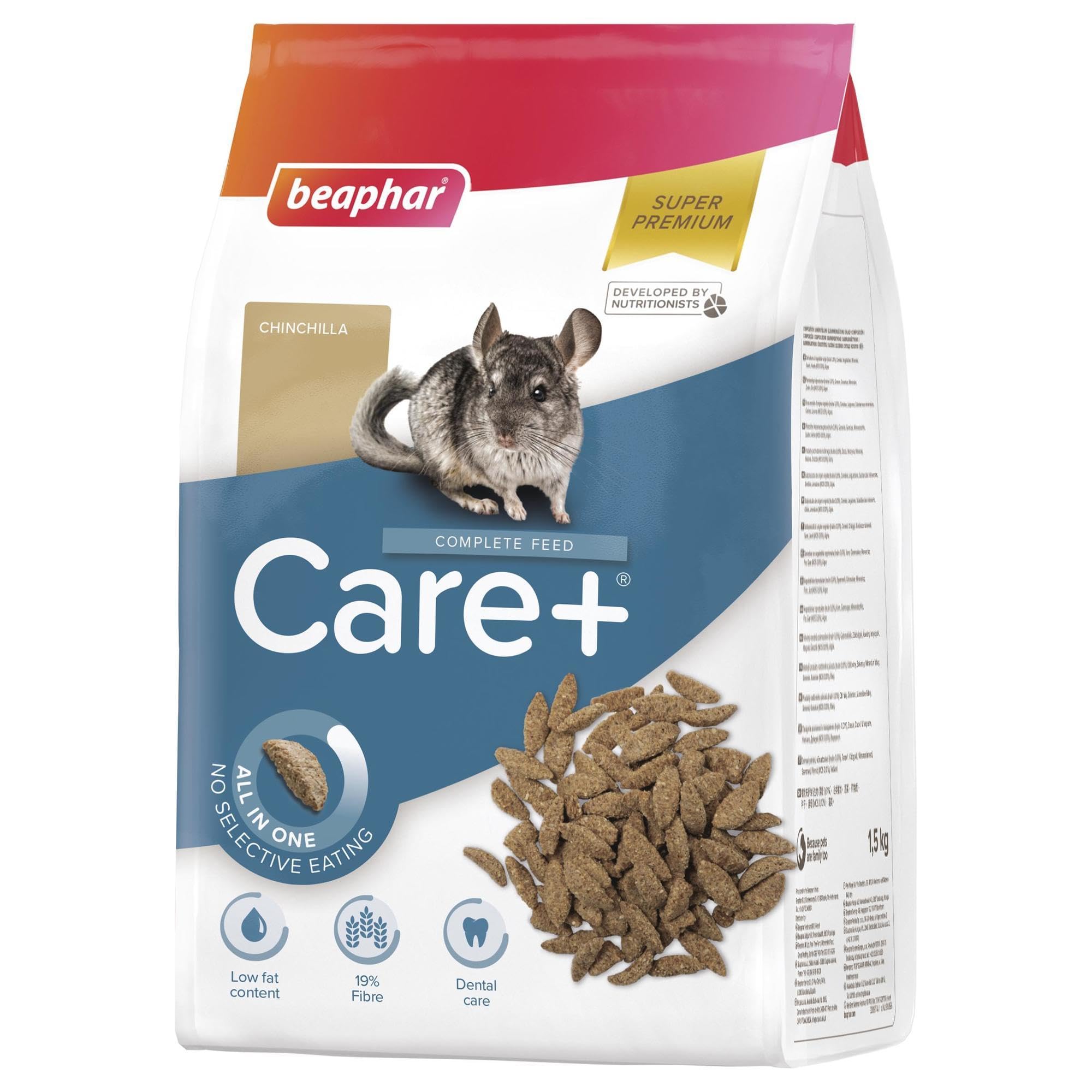 Beaphar Care+ Chinchilla Food 1.5 kg