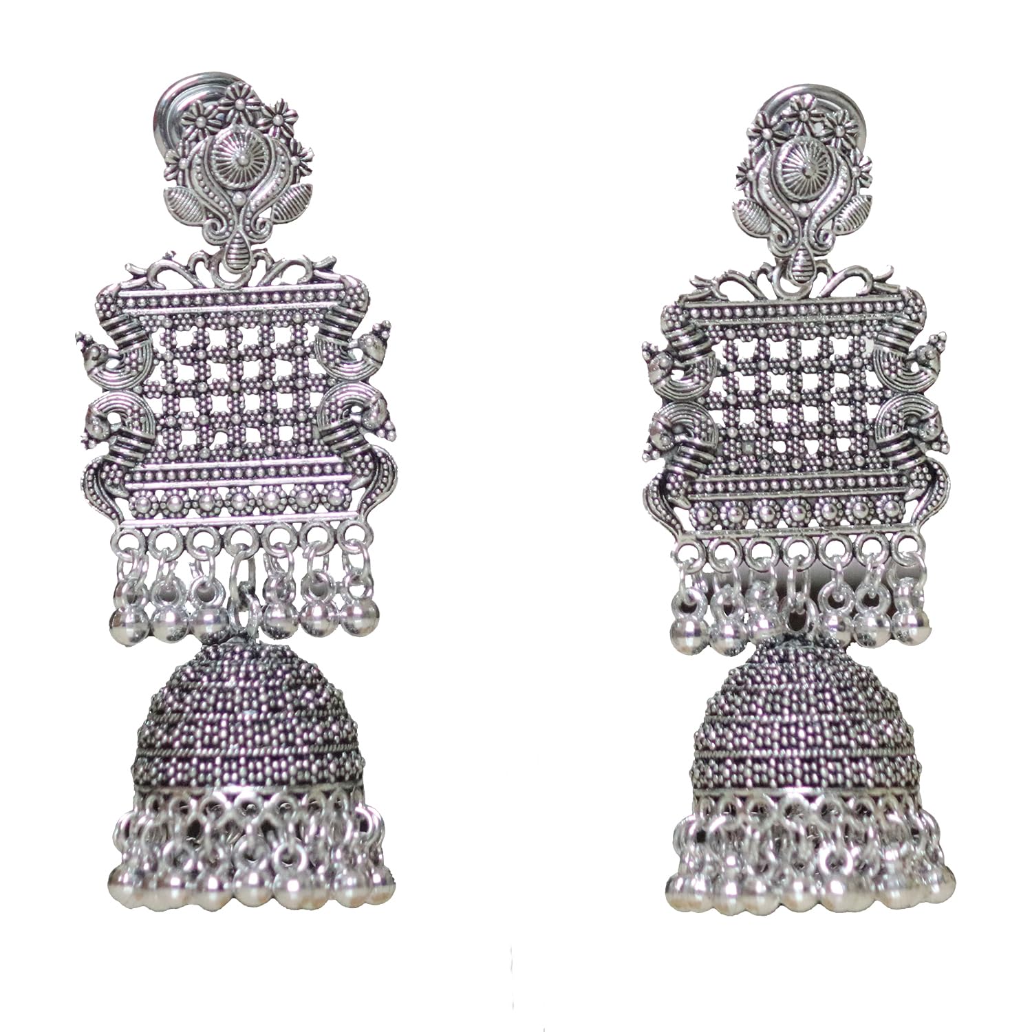 See full amazon price history chart for Oxillary.co Oxidised Earrings For Women Jumkas Earrings Mid Length for Girls Women Traditional Style Silver Earrings Perfect for Gift Oxillary.co Oxidised Earrings For Women Jumkas Earrings Mid Length for Girls Women Traditional Style Silver Earrings Perfect for Gift (B0D4F8WKMN) Amazon Price History, Amazon Price Tracker
