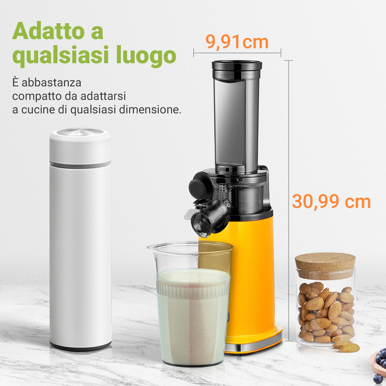 Estrattore Succo AAOBOSI 110mm - Estrattore A Freddo Con Inversione E Accessori - Foto 7