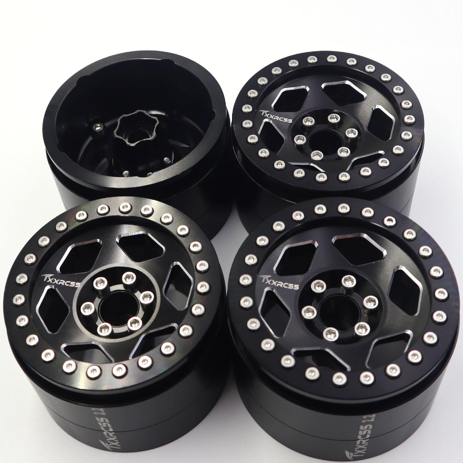 Rochobby 1:6 1941 MB Scaler Front Wheels Assembly (1 Pair) C1002 Willys Vehicles Parts