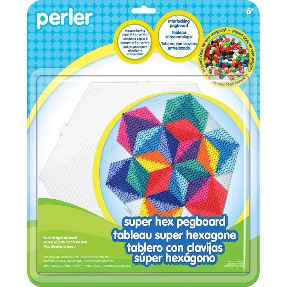Amazon Hexagon Perler Bead Board Hama Midi Medium Hexagon