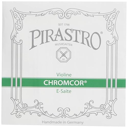 PIRASTRO CHROMCOR クロムコア バイオリン弦 E線 クロムスチール 1/4+1/8 ボールエンド 3191