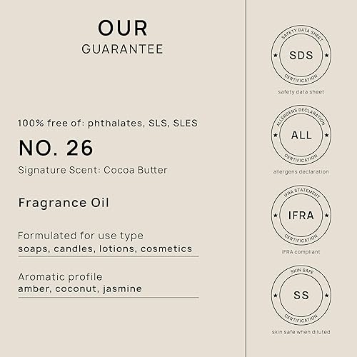 Miniatura 156 de VINEVIDA [4 onzas] Aceite de fragancia de madera de teca de caoba para fabricación de velas y fabricación de jabón, aromas de velas prémium para