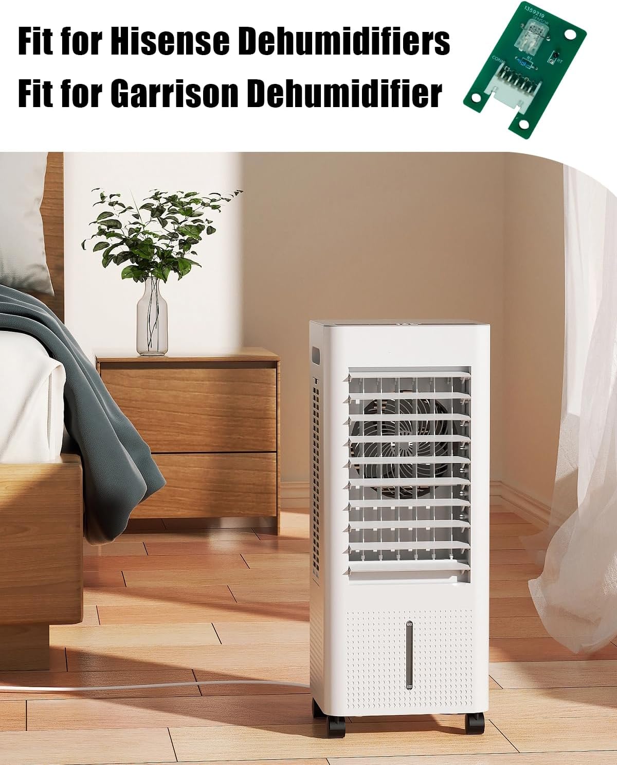 Dehumidifier Humidity Sensor Fit for Hisense Garrison, Humidity Board Module Versatile Replace PCB07-33-V02 1359219 B207532 1520001A