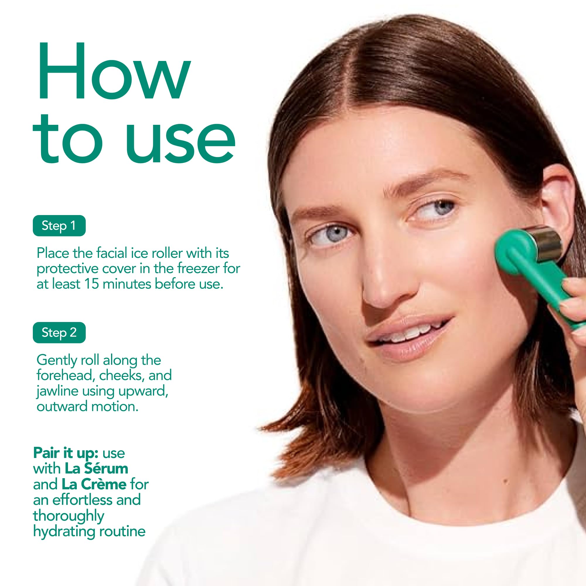 Doré Le Glaçon Facial Ice Roller for Puffiness & Redness, Skin Care Tool