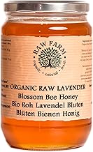 Raw Farm Raw Lavender Honey 900 g Organic Direct from Beekeepers Single Origin from Europe