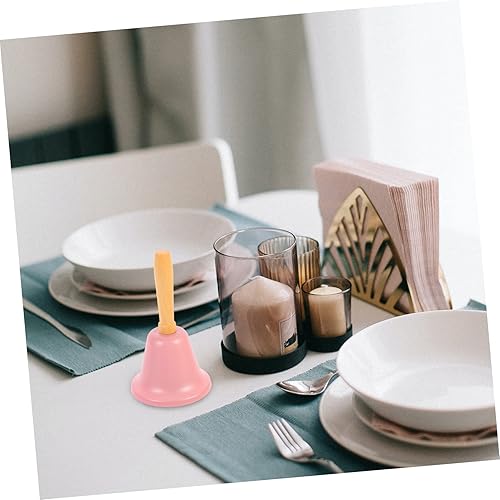 Miniatura 3 de Campana de mano de Navidad, 2 unidades, campanas de Navidad, campanas de llamada de restaurante musical, campana de mano, decoración blanca, vajilla