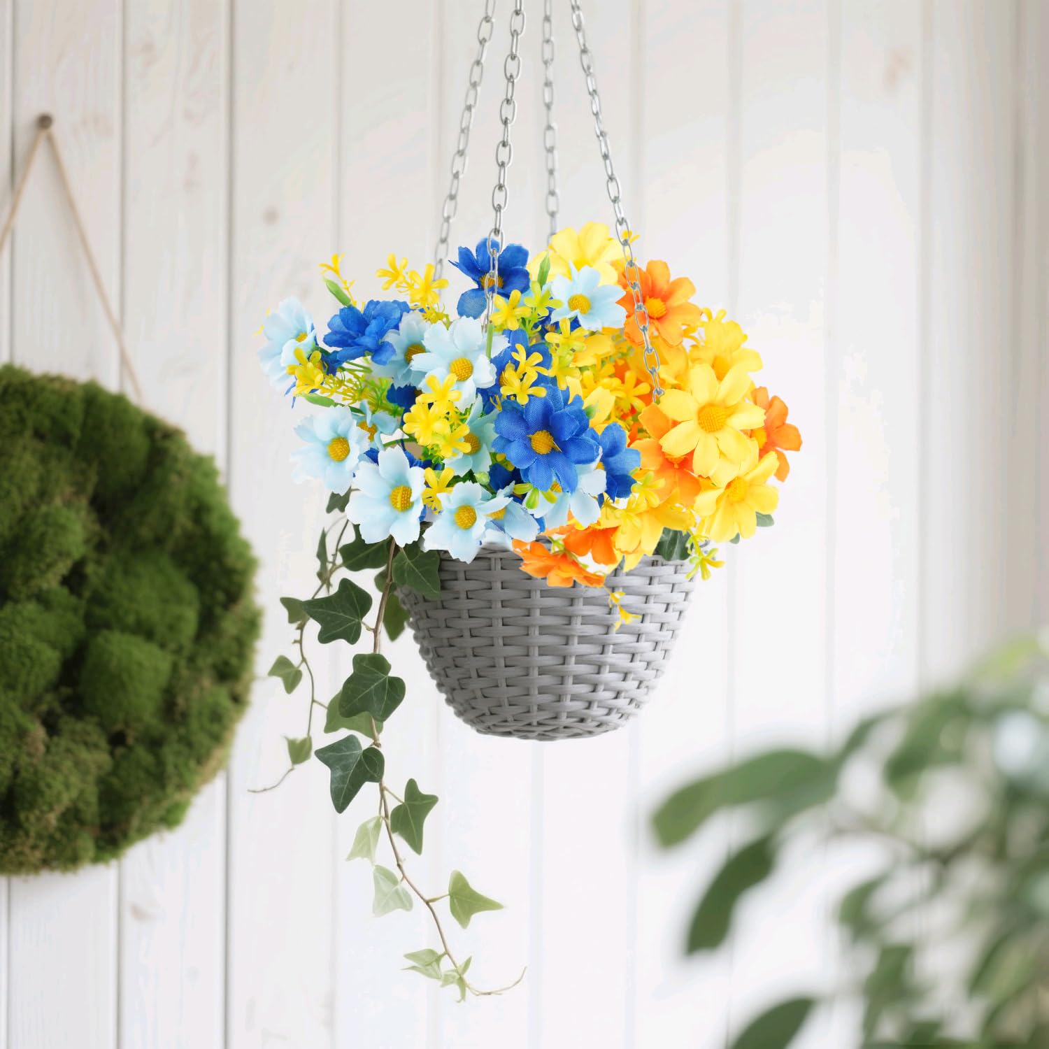 Fleurs Artificielles Marguerite Bouquet Faux 6 Pcs Decoration Interieur Mariage