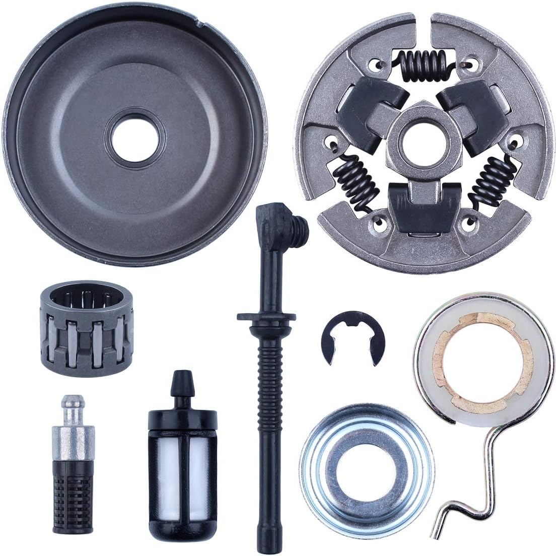 Clutch Drum Assy Wrom Gear Oil Hose Filter Fuel Filter for Stihl MS180 MS170 017 018 Chainsaw Spare Parts