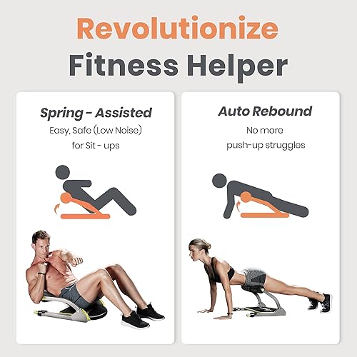 Vista 3 de Wonder Core Smart, Ab Machine, Ab Workout Equipment, Sit Up Machine & Exercise Equipment, Ab Crunch Machine for Stomach Workout, Ab Core Trainer