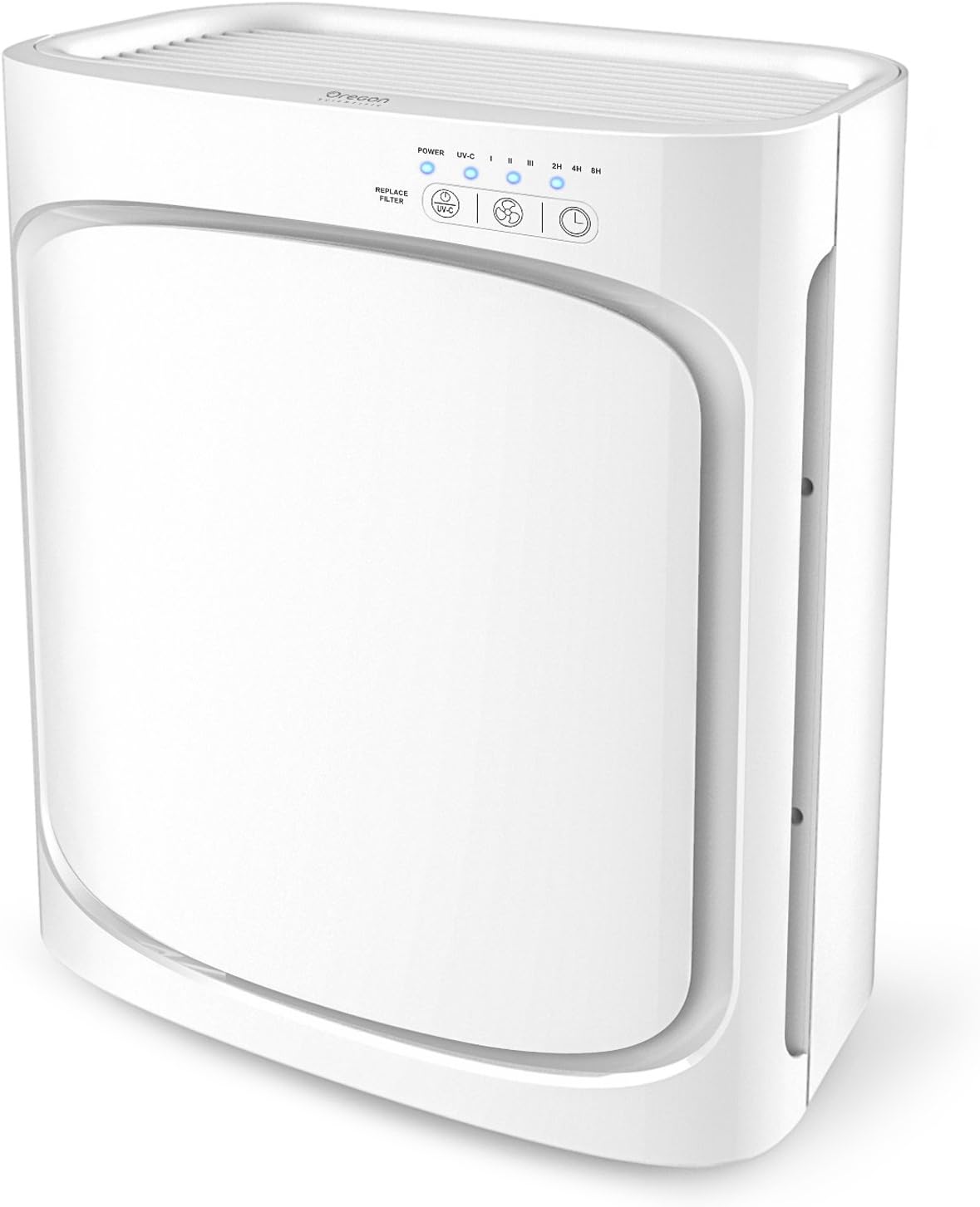 HEPA Air Purifier - Powerful Air Cleaner with True HEPA Filter for Home, Odor Allergen Eliminator with Strong 4 Side Air Intake, UVC Sanitizer Quiet Purifier Ideal for Allergies Pet Pollen Germ Smoker