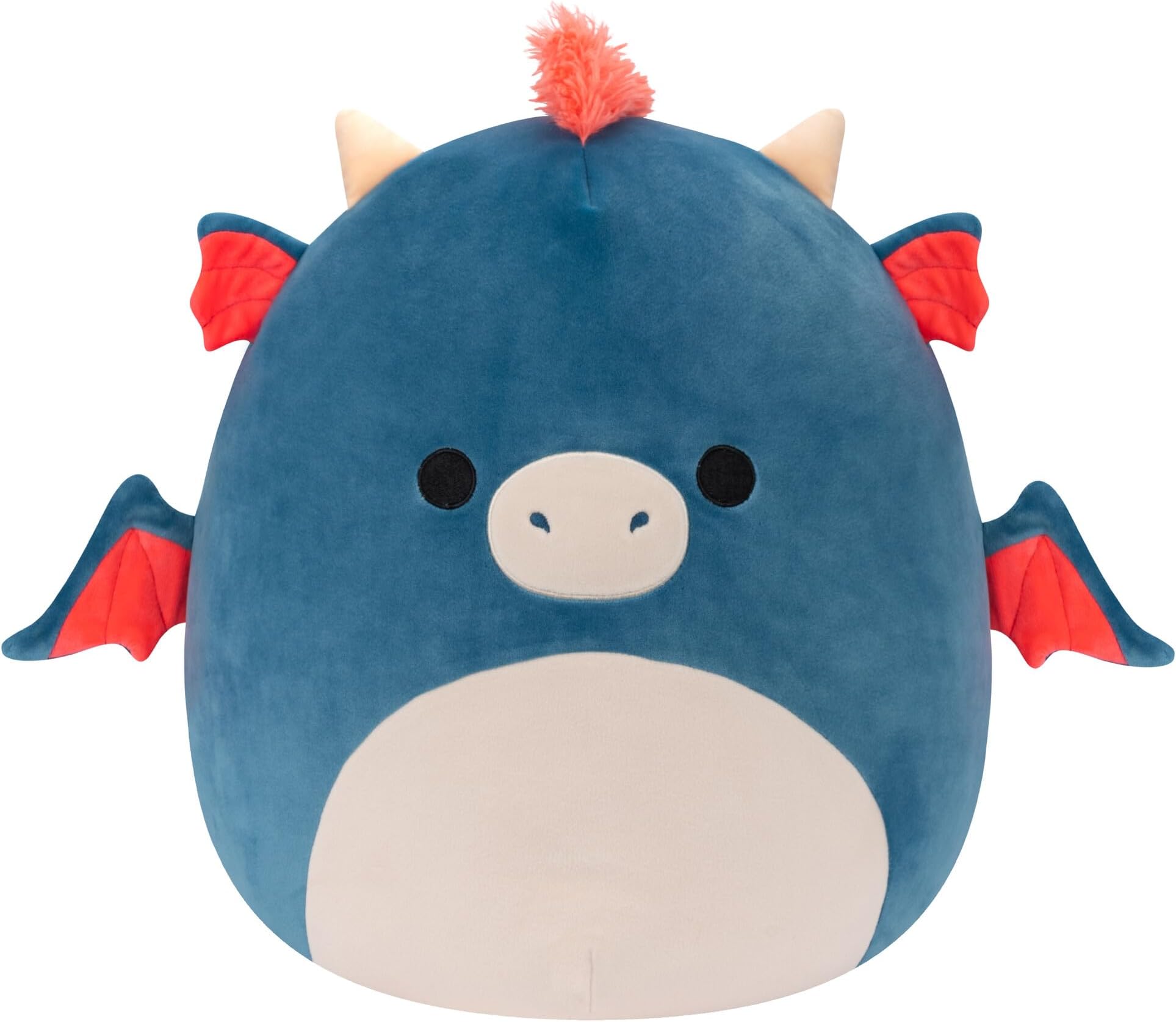 Squishmallows Original 14" Carryn Blue Dragon and Orange Mane - Large Ultra Soft Official Jazwares Plush