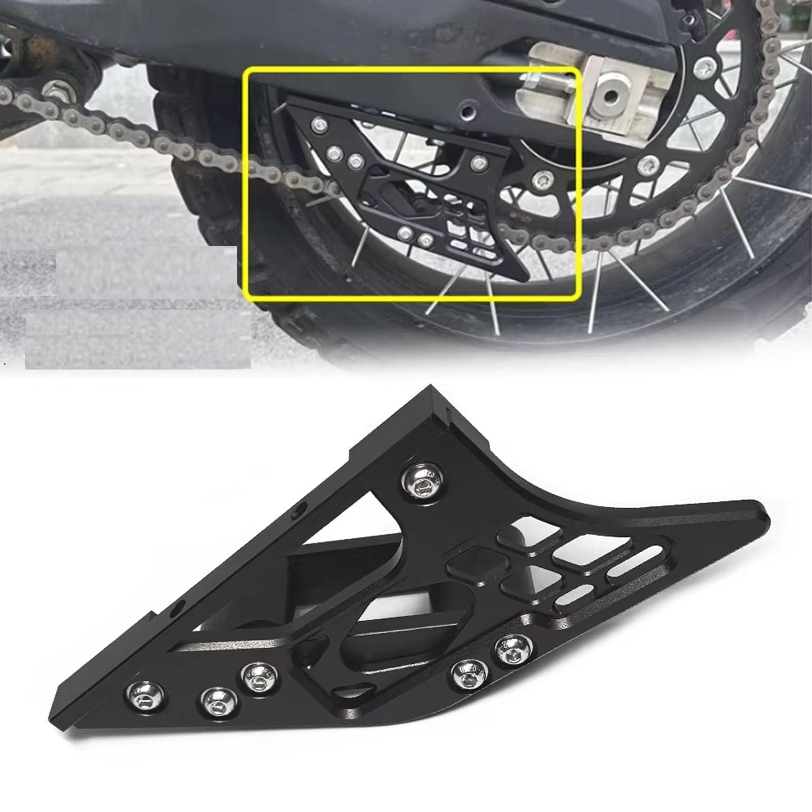 Paracatena per 450MT MT450 con copertura a 360 gradi e design regolabile, guida per catena
