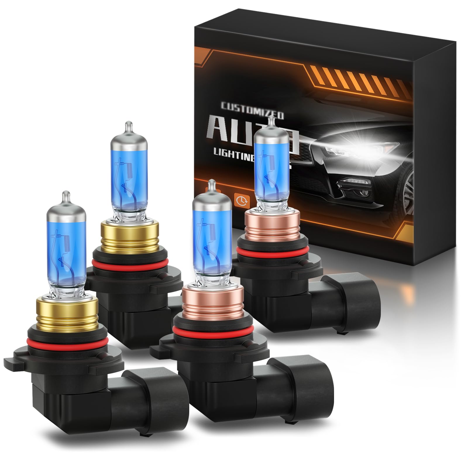 XFLHEHD RAV4 Halogen Headlight Bulbs (4-Pack)