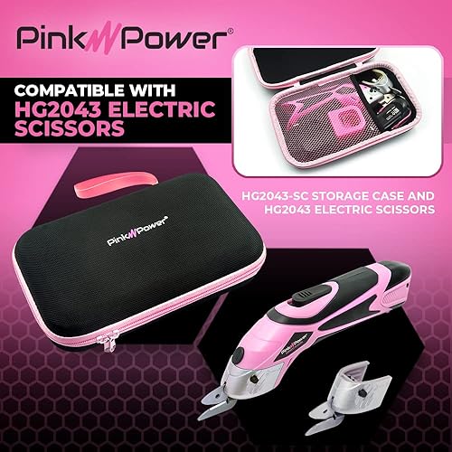 Miniatura 5 de Pink Power Estuche de almacenamiento para destornilladores inalámbricos de tijera, cortador de caja de tijera, accesorios de costura artesanal,