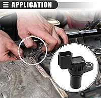 Vista 3 de Motoforti Sensor de posición del árbol de levas, para Mitsubishi Eclipse 1996-2005, ABS, MD327107, negro