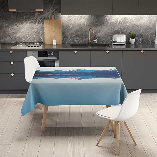 Miniatura 2 de Manteles coloridos de mesa de tela para fiestas, paisaje, montañas, picnic, cocina, comedor, 30 x 30 pulgadas