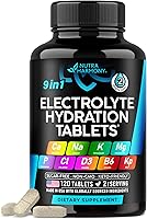 Vista 1 de Electrolitos - Tabletas de electrolitos con magnesio, sodio, potasio, cloruro, vitaminas D3 y B6, polvo de alga Kelp - Pastillas de sal - Fabricadas