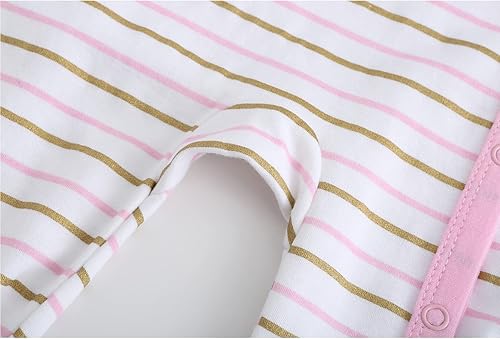 Miniatura 9 de ZAV Ropa unisex para bebés, paquete de 5 mamelucos de manga corta y 3 mamelucos con pies para bebé