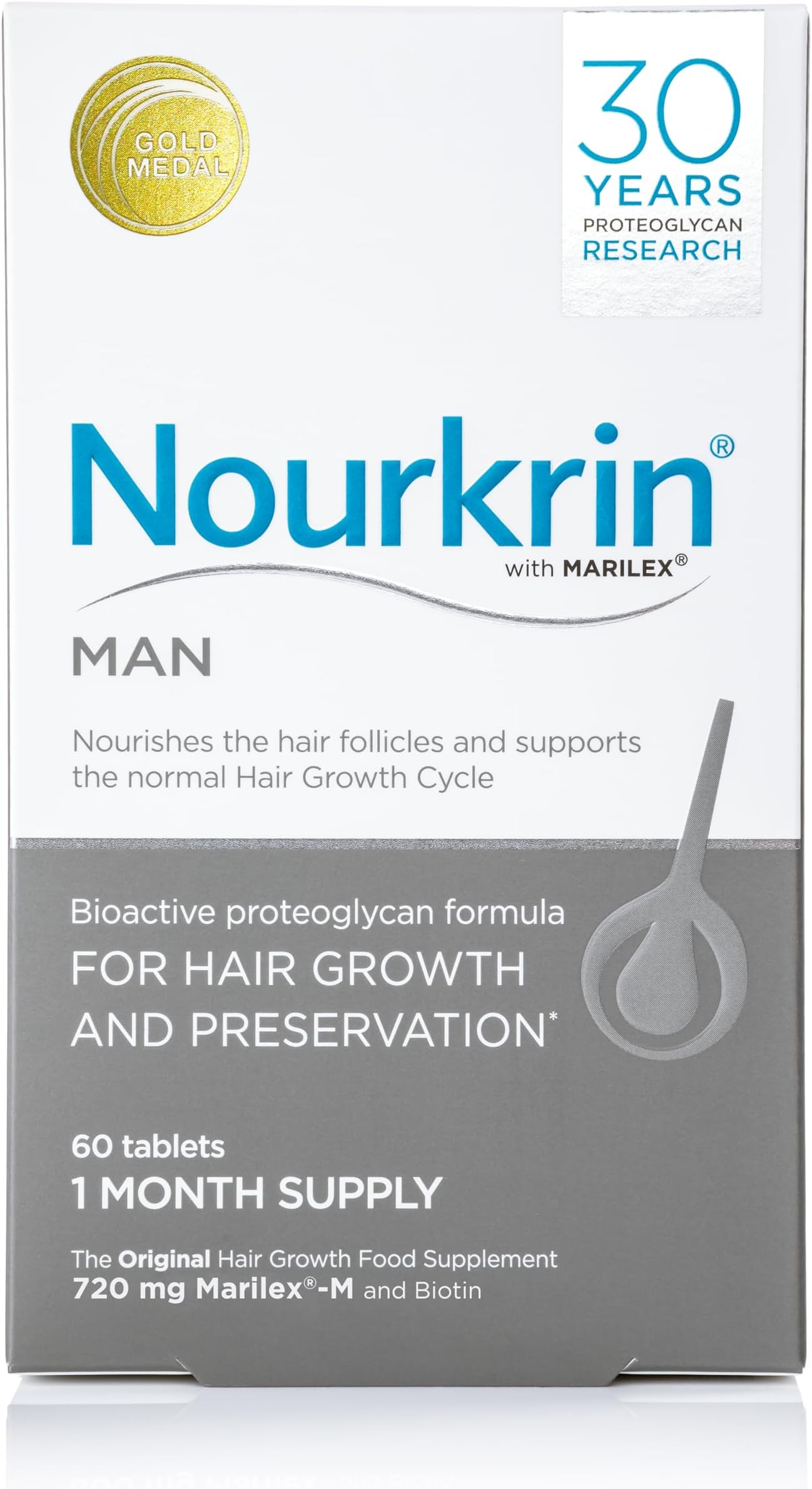 Nourkrin Man 60 Tablets (1 Month Supply)