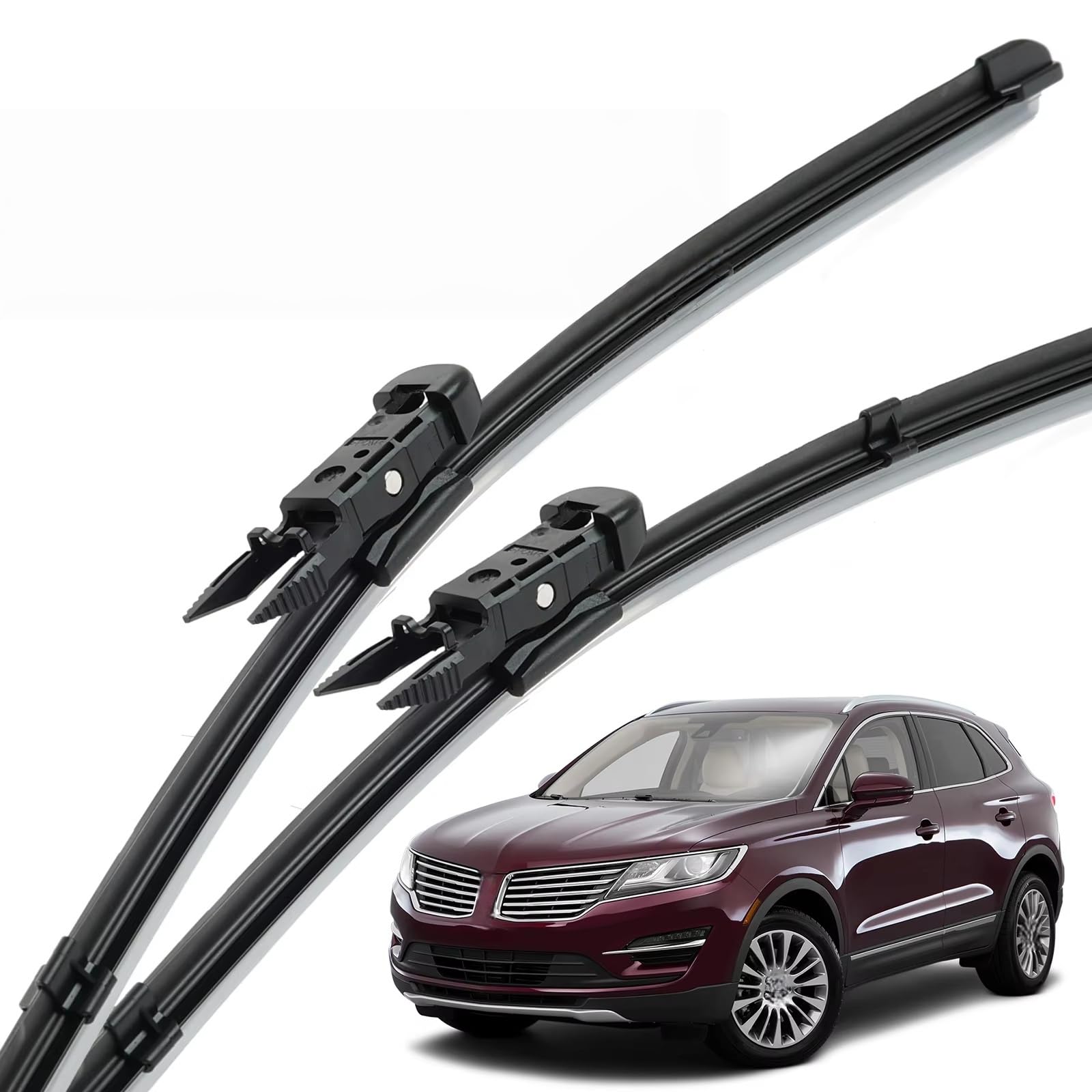 Balais d'essuie-glace Lincoln MKC 2015-2017 essuie-glaces avant durables 26" 15"