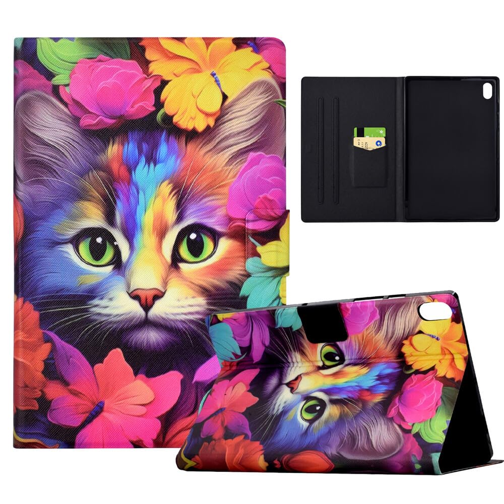 Protection Galaxy Tab A9 Plus chat rose idéale pour les voyages - 5