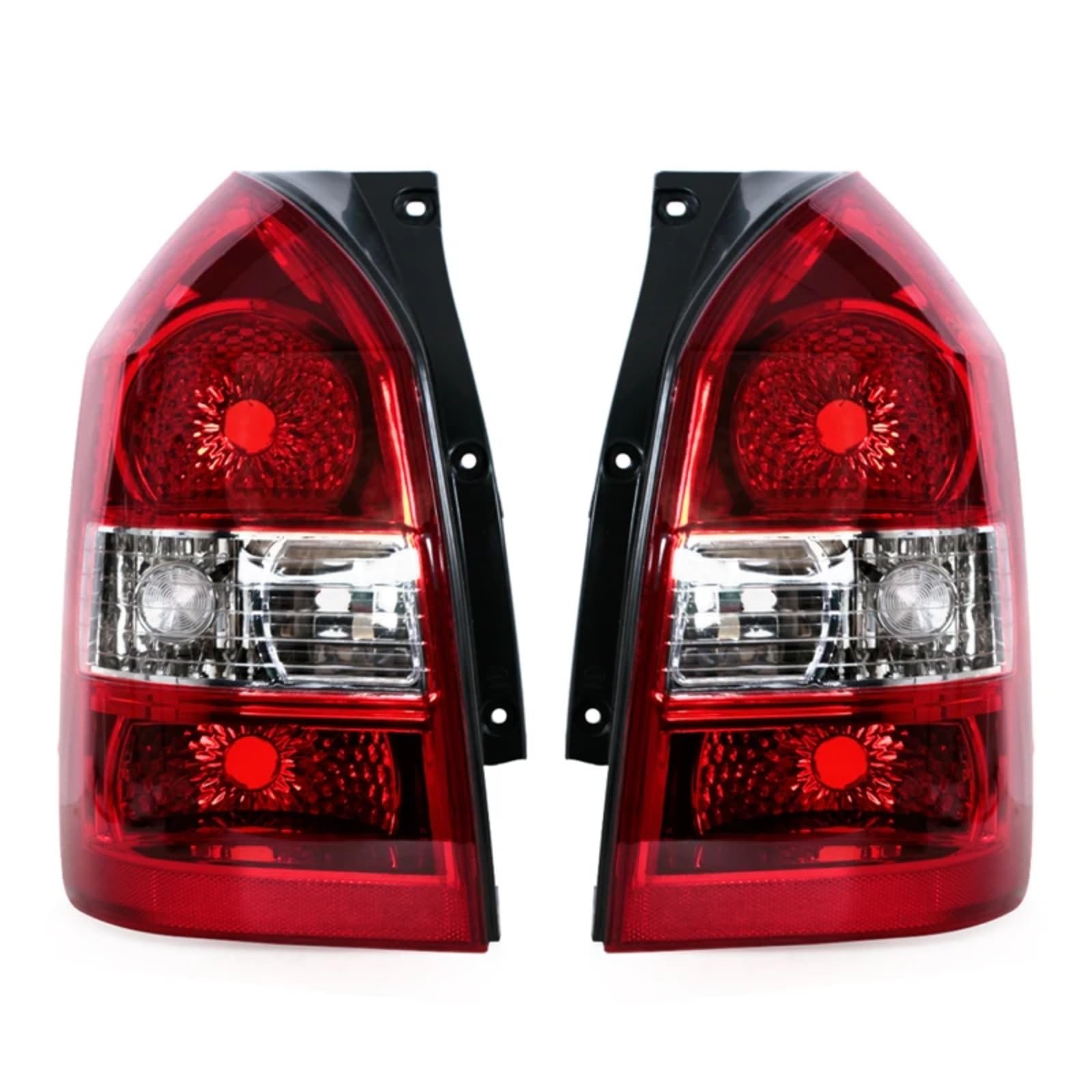 Carcasa Pantalla Freno Luz Trasera Carcasa Lámpara Marcha Atrás Sin Bombilla 1024836 Compatible Con Hyundai Para Tucson 2005-2007 2008 2009 2010 Pilotos Traseros coche
