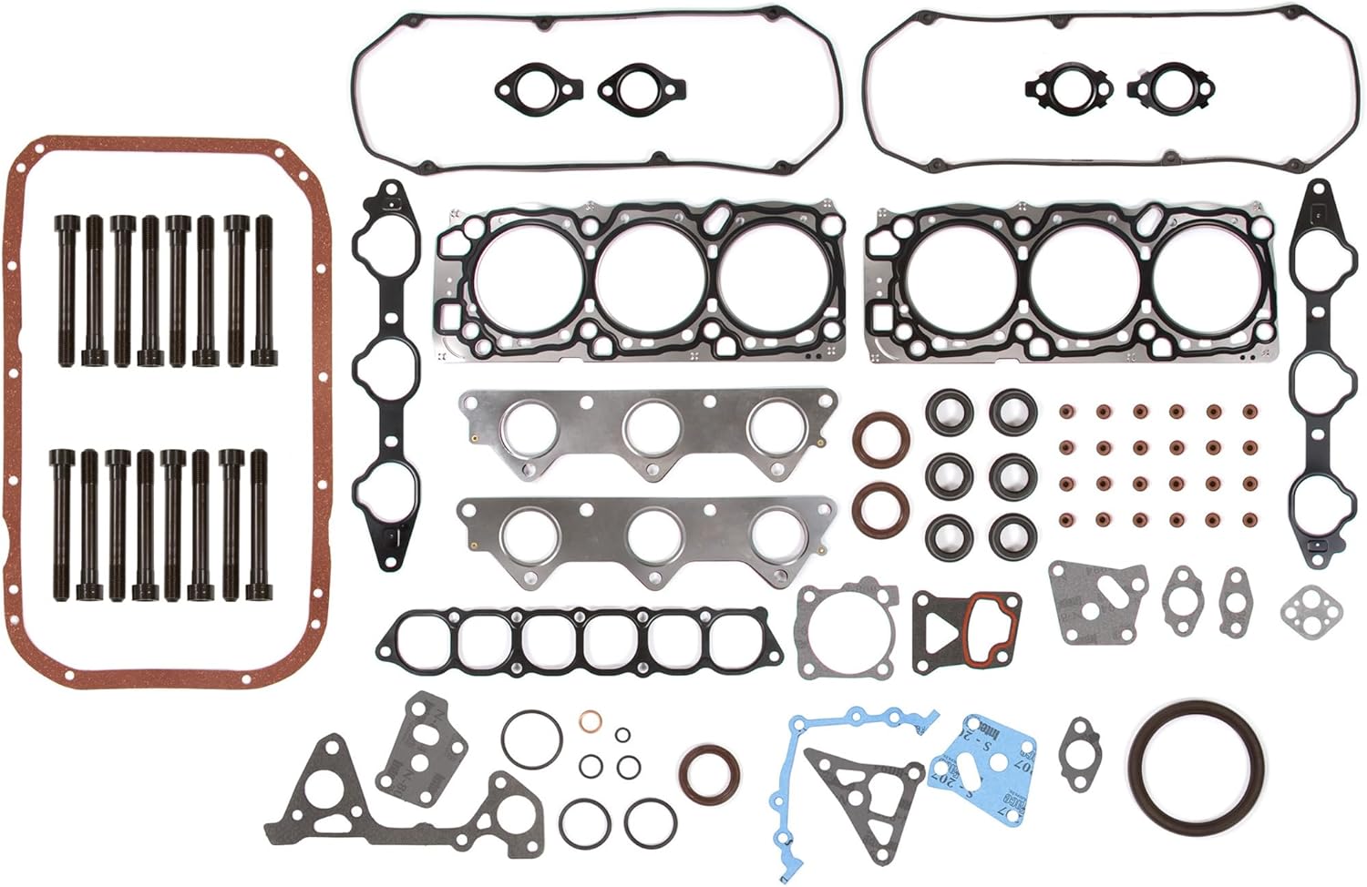 DG-8614922875 Full Gasket Set Head Bolts Compatible With/Replacement For 97-04 Mitsubishi Diamante Montero Sport 3.5 SOHC 6G74