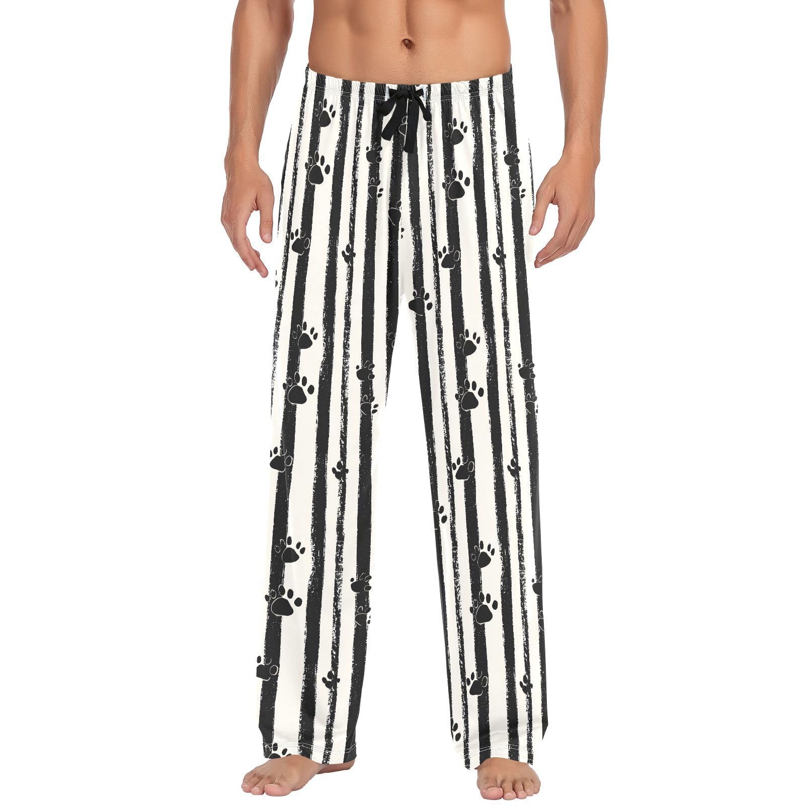 Pijama de Navidad para hombre con bolsillos para invierno, con cordón, talla S