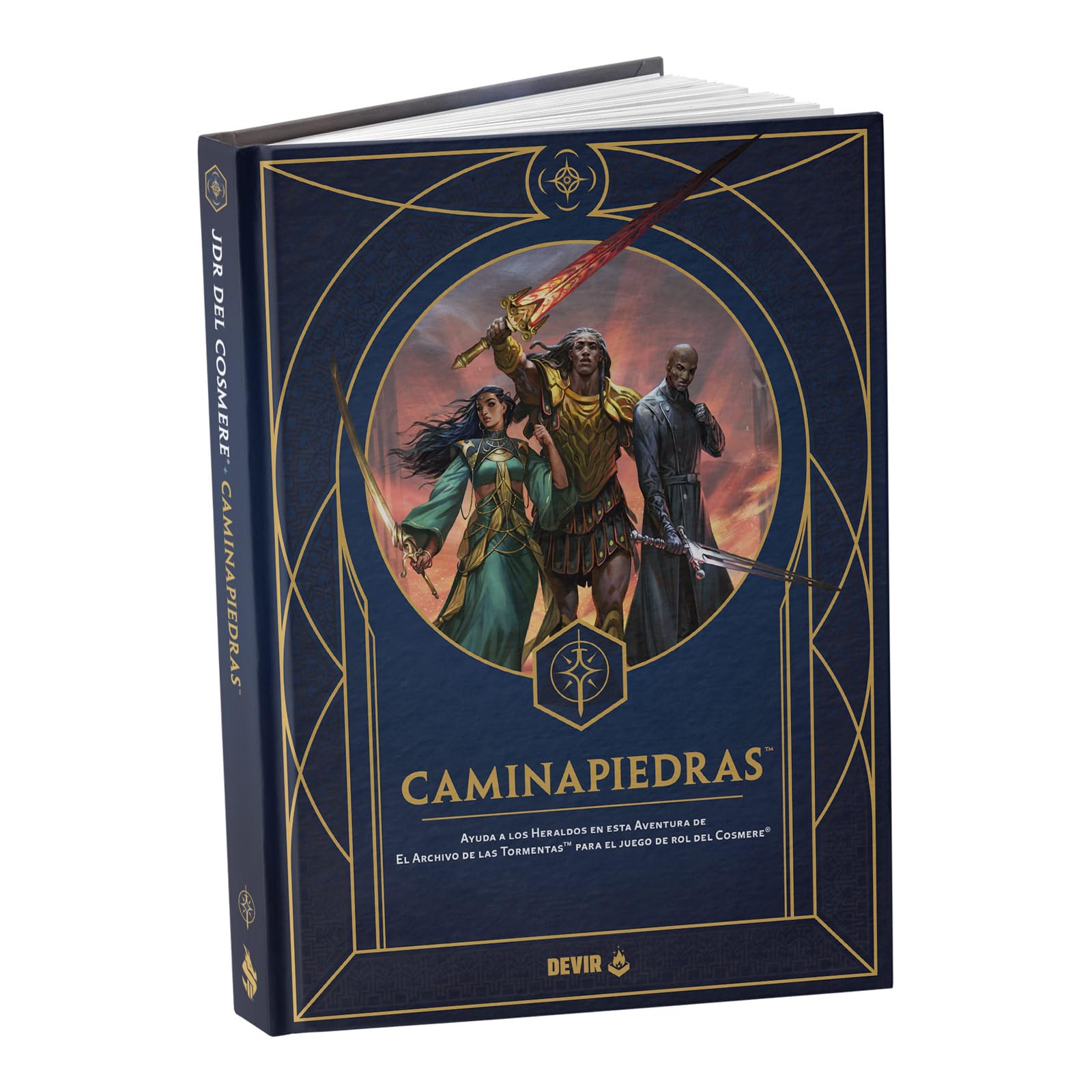 Devir – Aventura de rol “Caminapiedras” (Cosmere): campaña inspirada en El Archivo de las Tormentas – de nivel 1 a 8, luz y juramentos radiantes (ARTOCAMINASP)