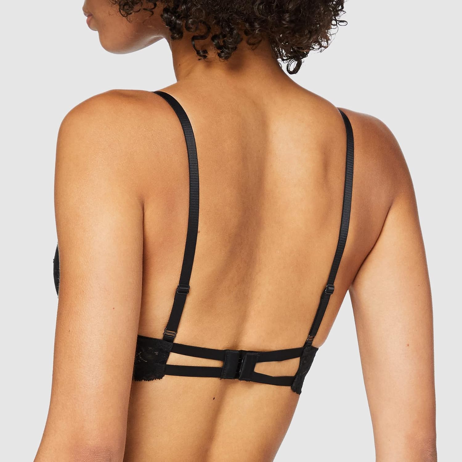 Iris & Lilly Women's Wireless Unpadded Lace Bra